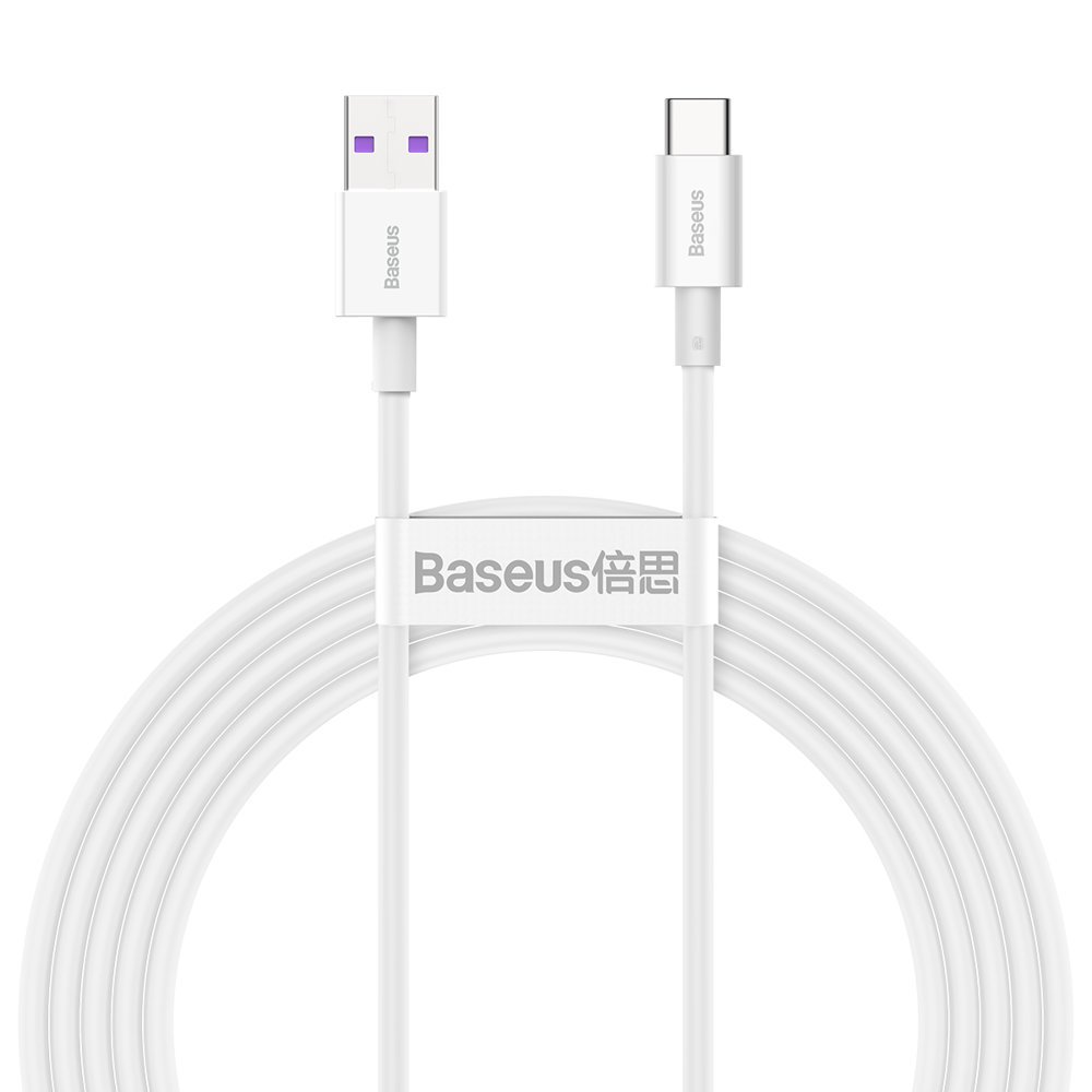 Baseus® CATYS-A02 Silikonski Type C Kabel 66W 2M beli