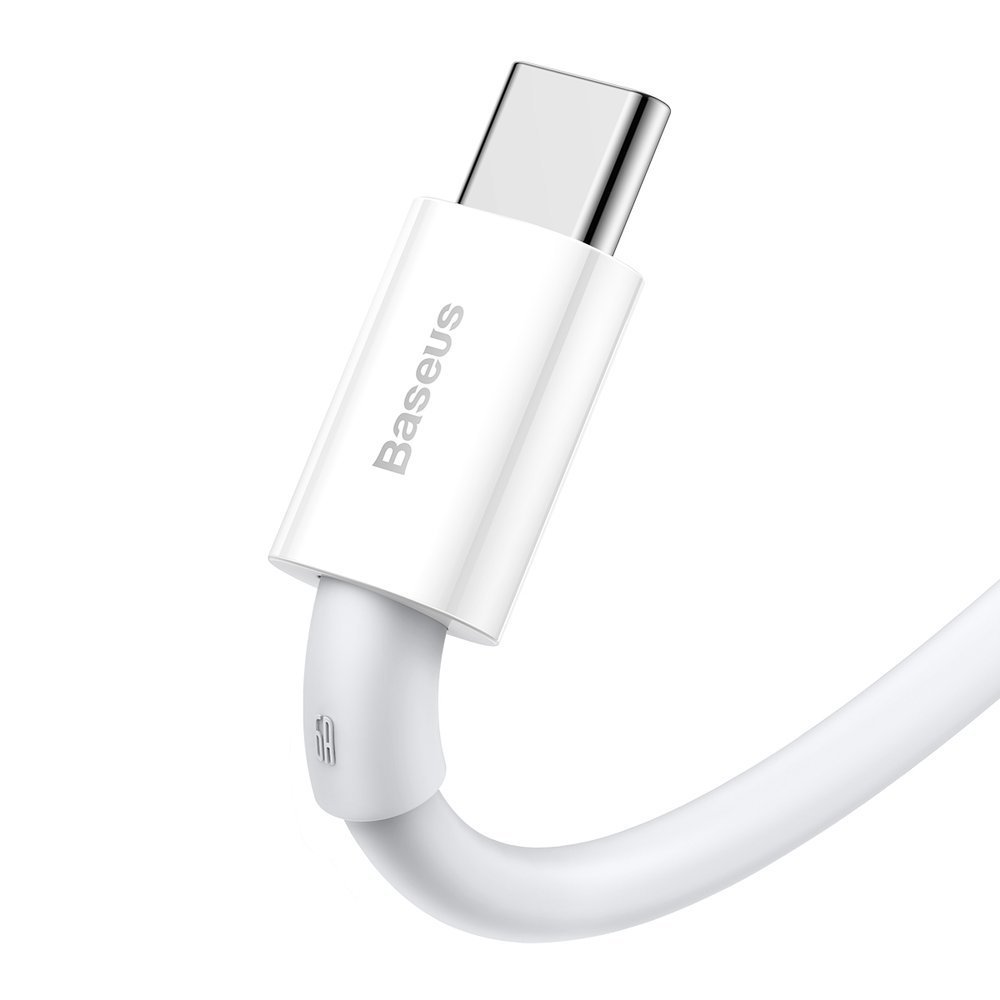 Baseus® CATYS-A02 Silikonski Type C Kabel 66W 2M beli