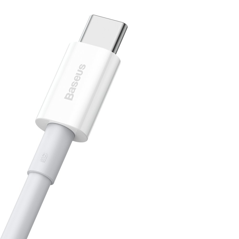 Baseus® CATYS-A02 Silikonski Type C Kabel 66W 2M beli