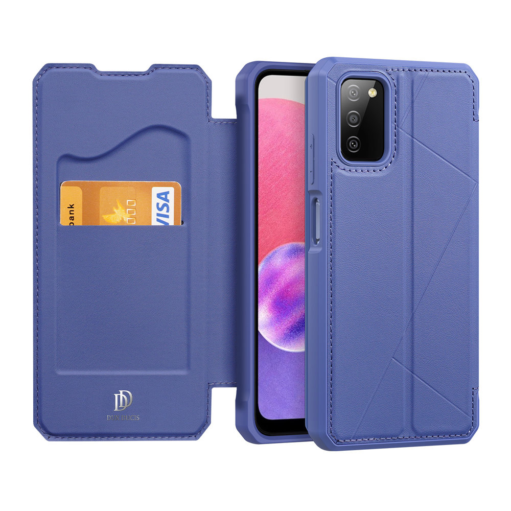 Premium DuxDucis® SKIN X Etui za Samsung A03s Modri