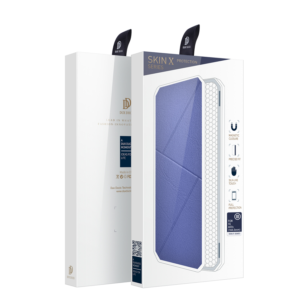 Premium DuxDucis® SKIN X Etui za Samsung A03s Modri