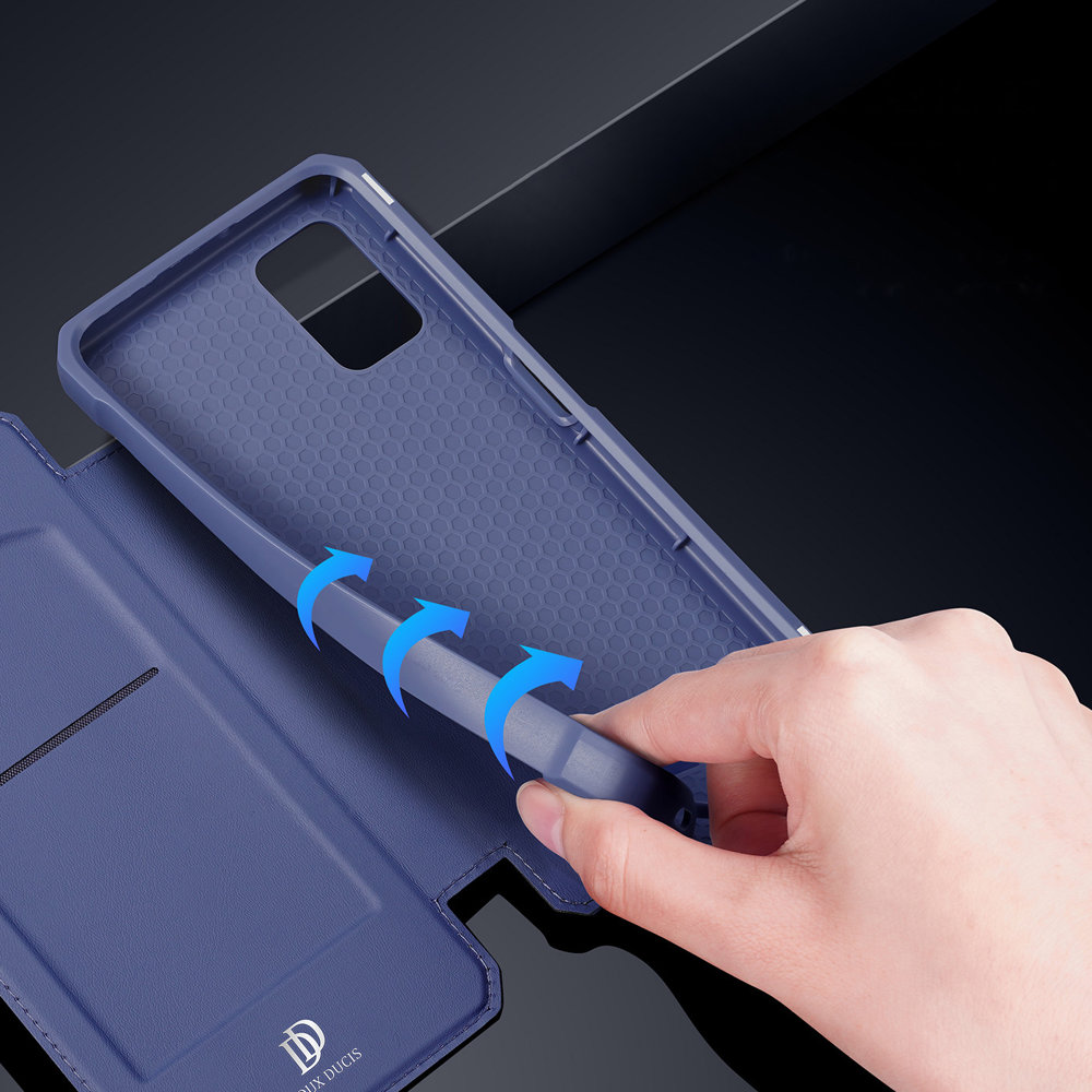 Premium DuxDucis® SKIN X Etui za Samsung A03s Modri
