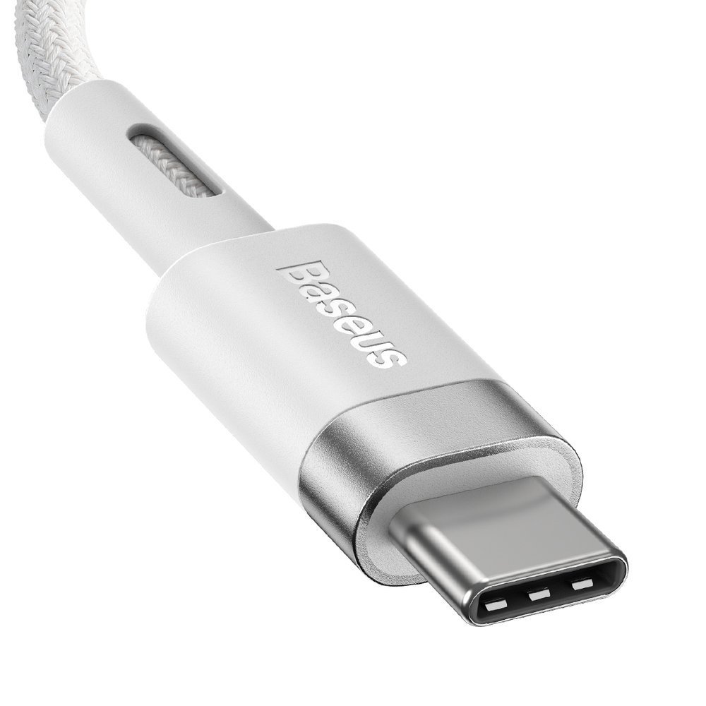 Baseus® CATXC-W02 Magnetni MacBook Type C 60W kabel 2M beli (L-oblika)