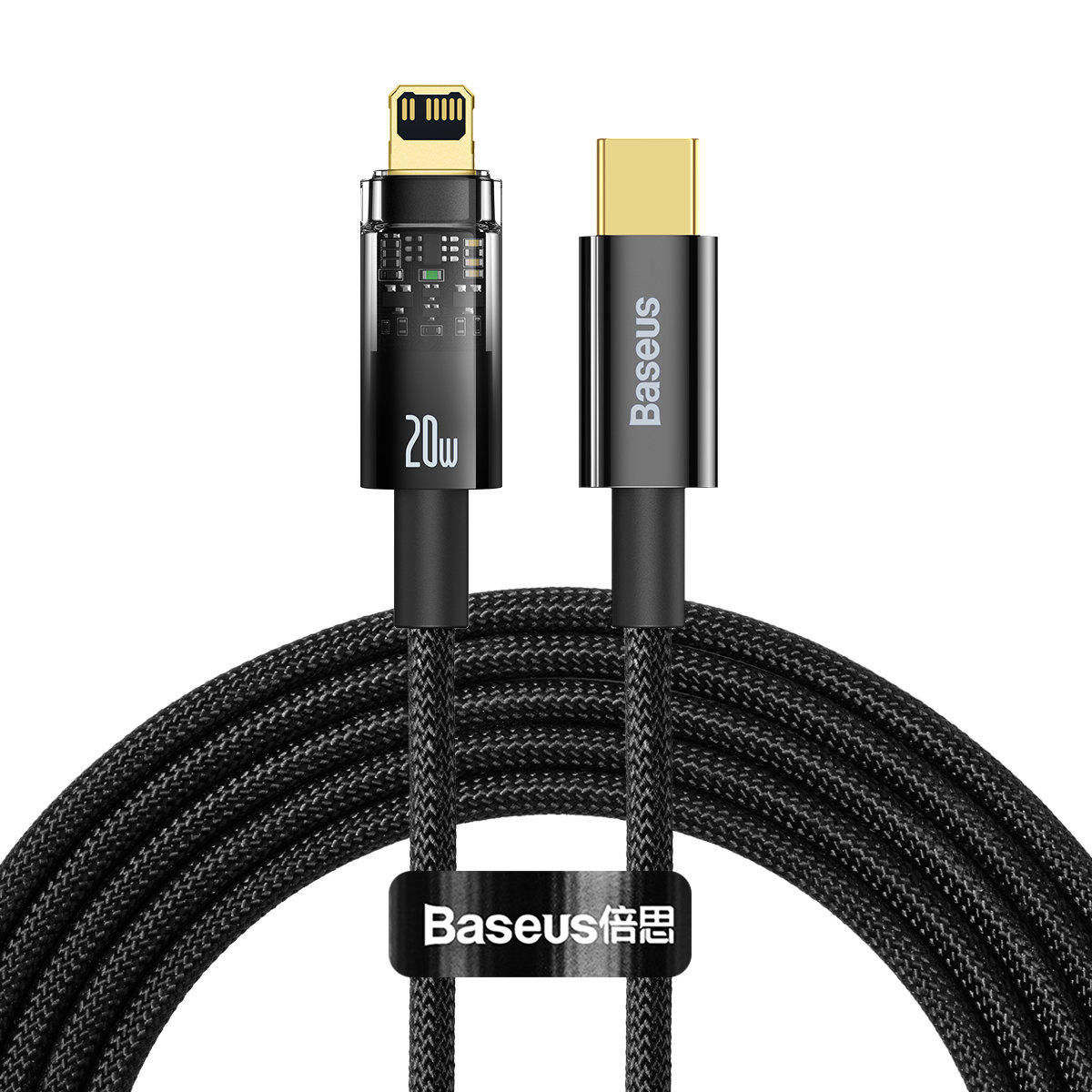 Baseus® CATLGD-01 Type C to Lightning Kabel 1M 20W Črni
