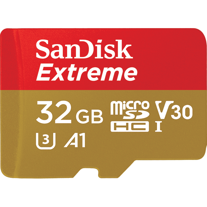 Micro SD Spominska Kartica 32GB SanDisk Extreme Class A1 SDHC SDSQXAF-032G-GN6MA